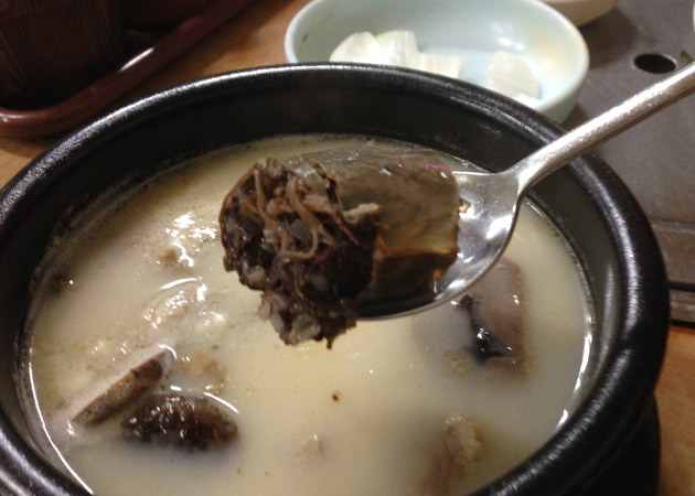 韓国の美味しい料理 순대국 スンデクッ ハングルノート ハングルノート