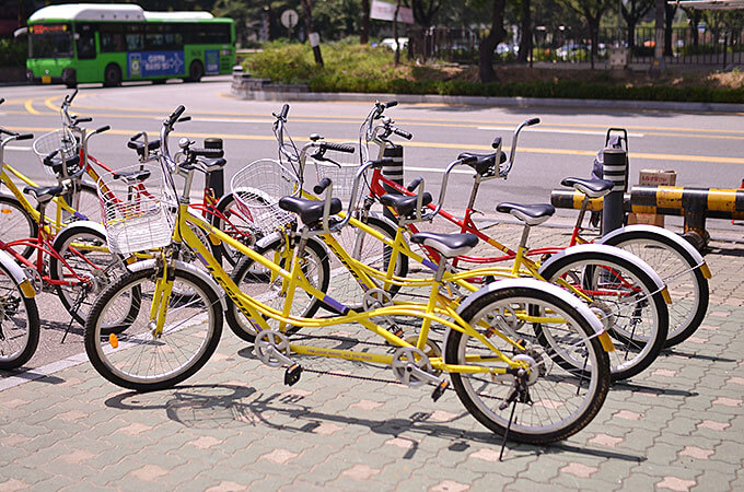  そこで今回は二人乗り自転車を乗って楽しんできました〜♪