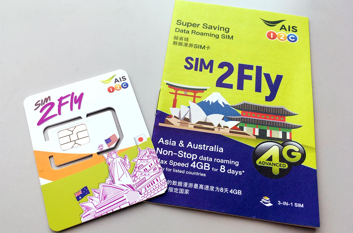 日本で購入して使うプリペイドSIMカード SIM2Fly