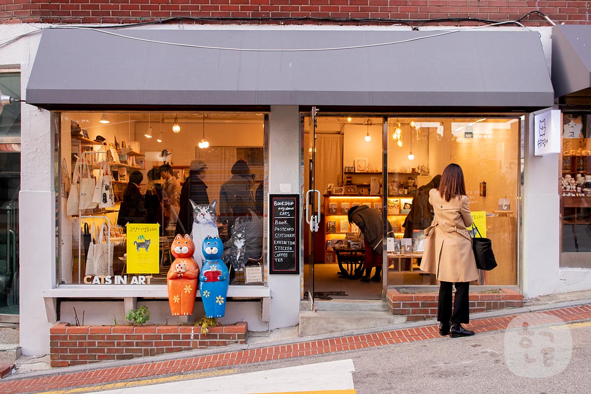 韓国のねこ好きが集まる本屋 슈뢰딩거 にいってきた！