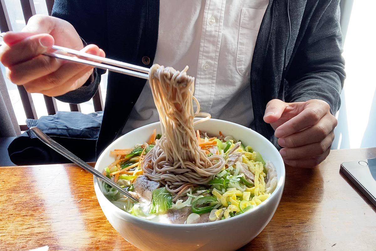 麺はちょっと、、、味が薄かった